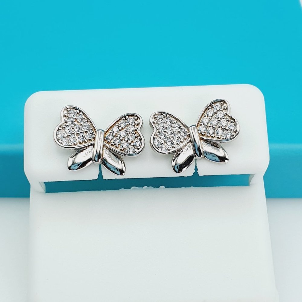 "925 Sterling Silver Cz Beautiful Earrings For Women, 1uspar4234
